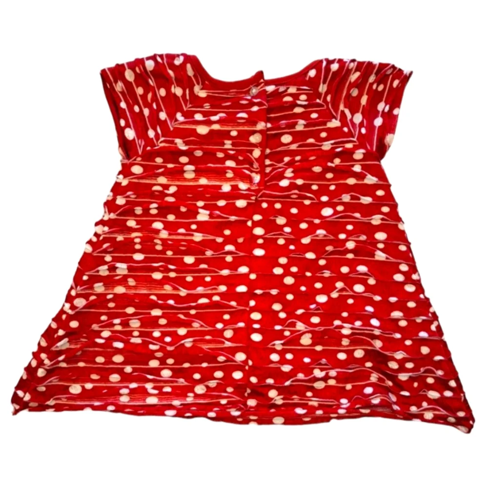 Pippa & Julie Polka Dot Ruffle Tiered Dress Toddler Size 2T